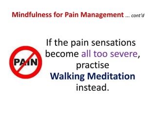 the various “me’s” within your mind  ... your “mental noise” and chatter.