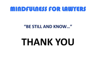 Mindfulness of Sensations