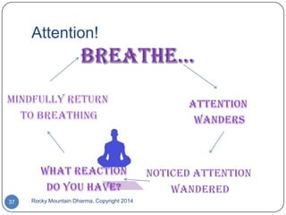 Attention!

37

Rocky Mountain Dharma, Copyright 2014

 