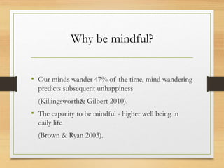 Mindfulness for burnout | PPT