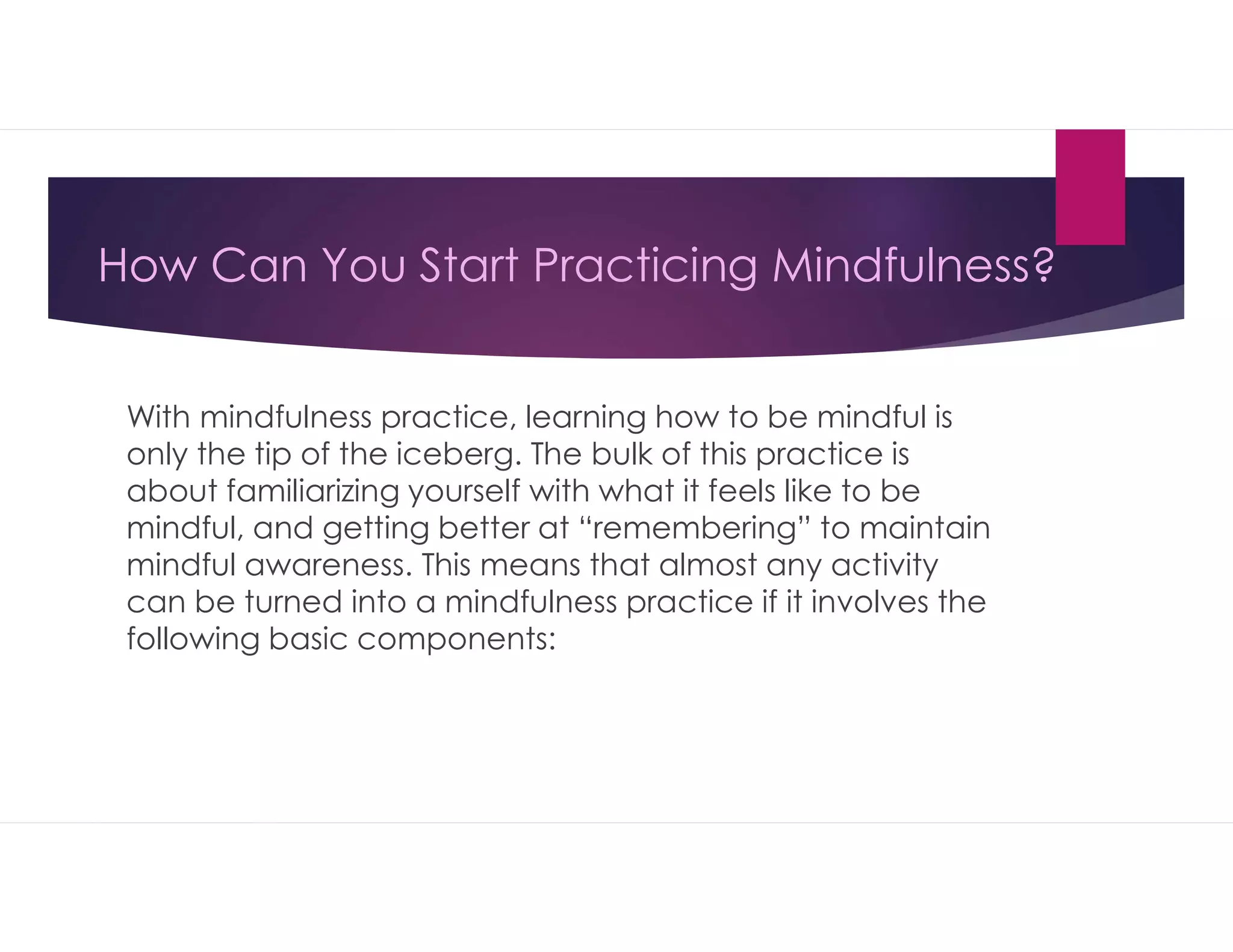 Mindfulness - Art of Living in the Moment | PDF