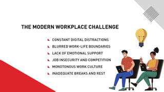 Mindfulness & Mental Wellness in the Workplace | PPTX
