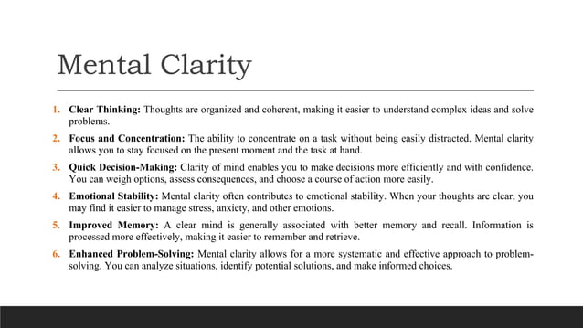Mindfulness Practices For Mental Clarity photo