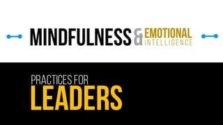 Mindfulness/Emotional Intelligence and Self-Reflective Practices for Leaders