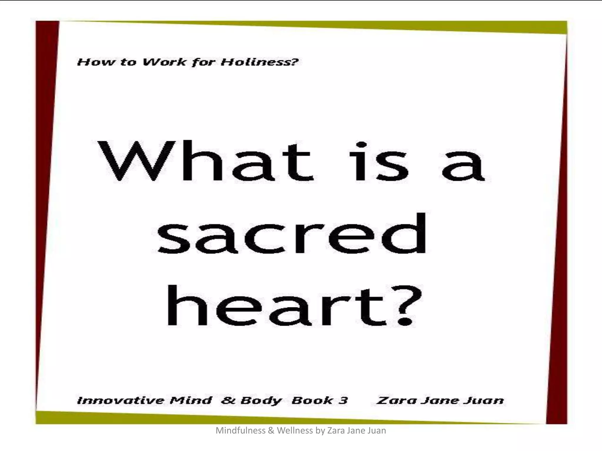 Mindfulness & Wellness by Zara Jane Juan
 