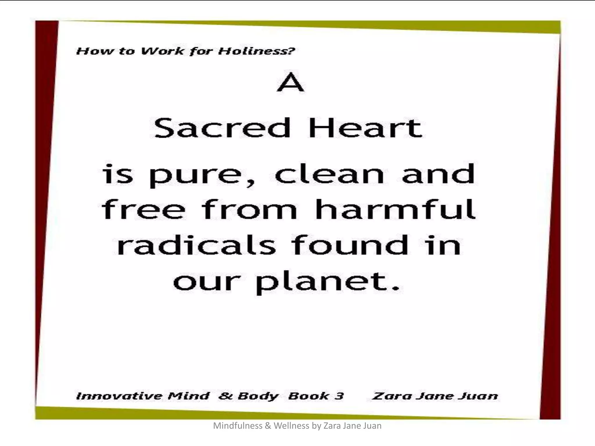 Mindfulness & Wellness by Zara Jane Juan
 