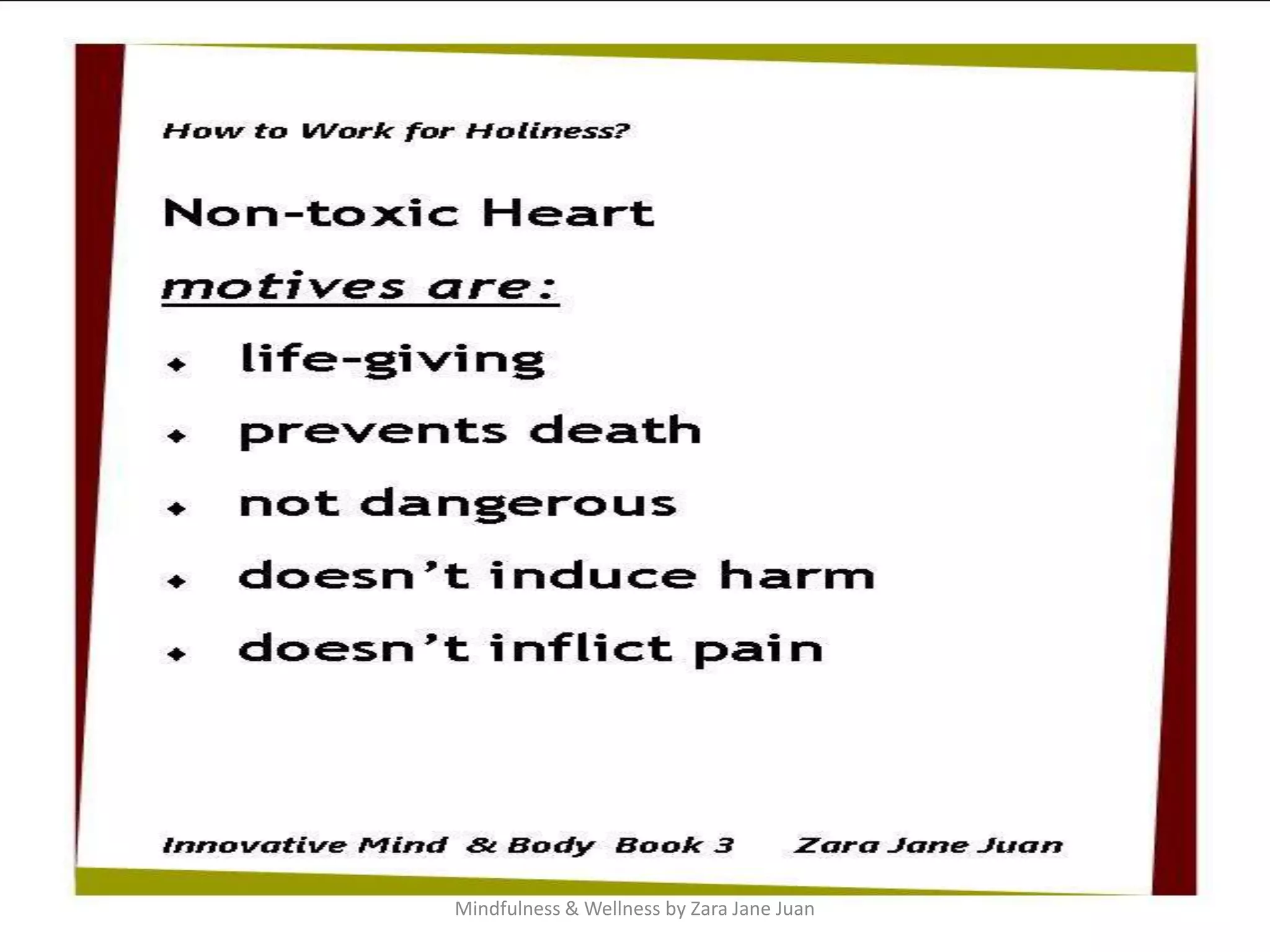 Mindfulness & Wellness by Zara Jane Juan
 