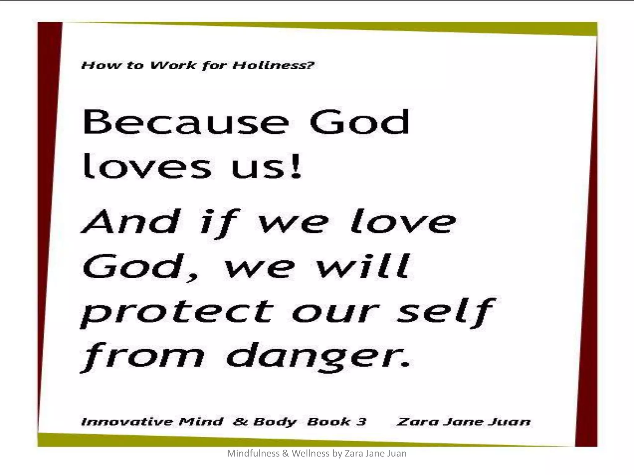 Mindfulness & Wellness by Zara Jane Juan
 