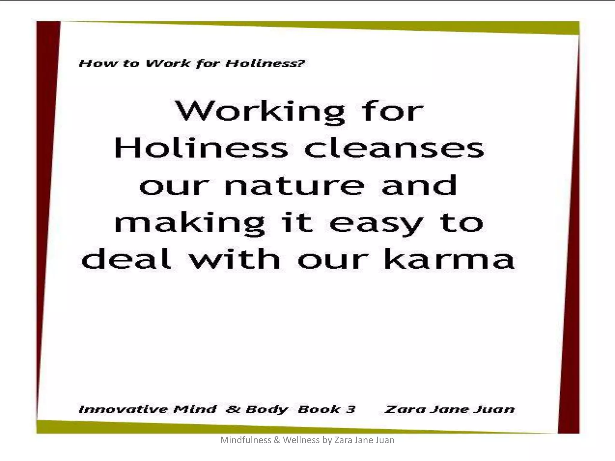 Mindfulness & Wellness by Zara Jane Juan
 