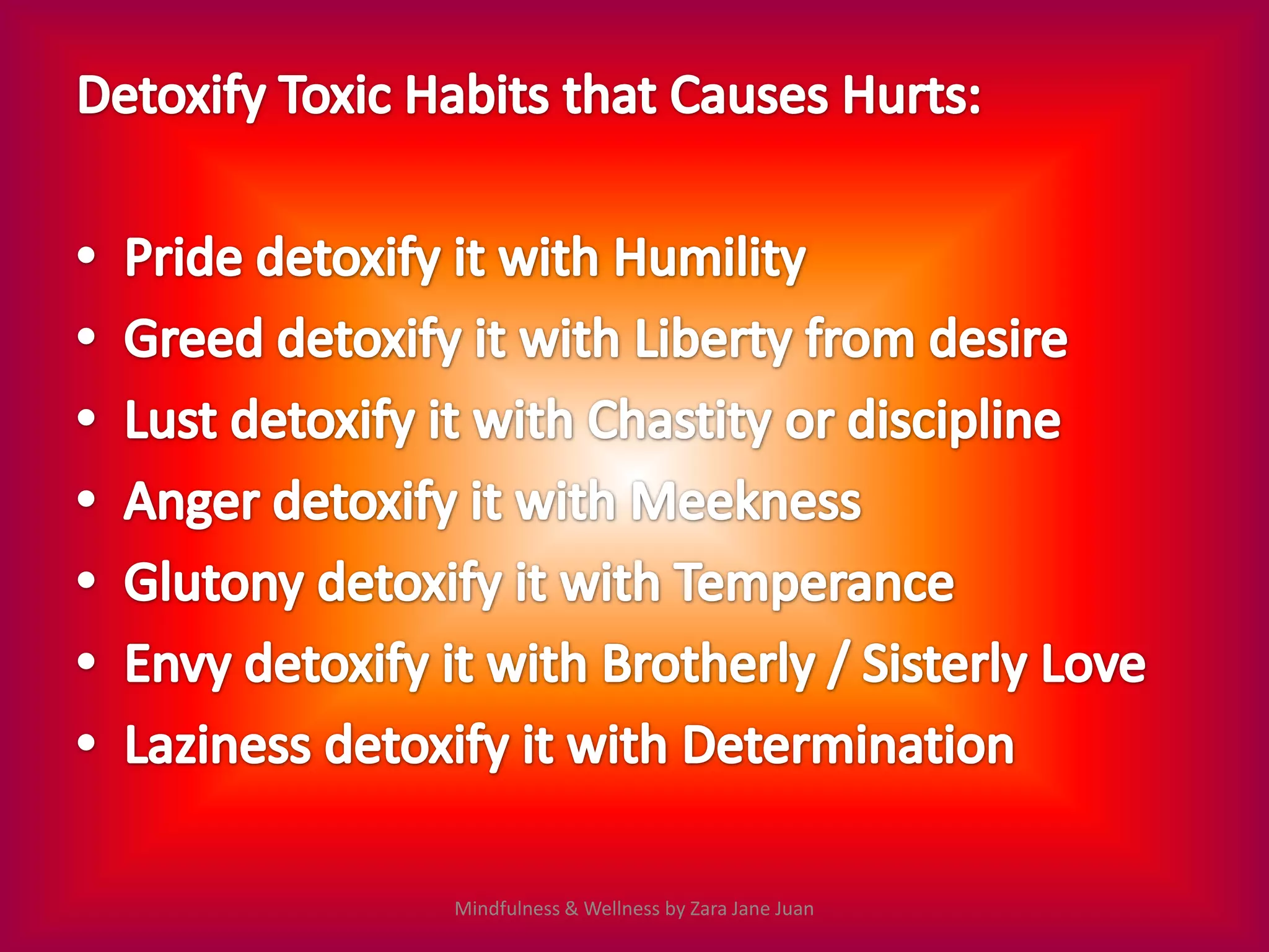 Mindfulness & Wellness by Zara Jane Juan
 