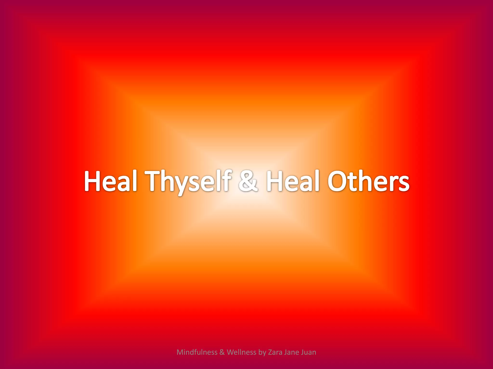 Mindfulness & Wellness by Zara Jane Juan
 