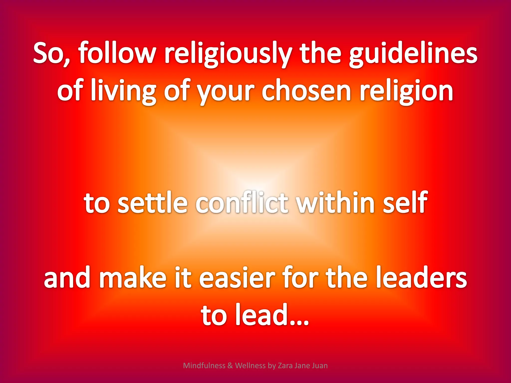 Mindfulness & Wellness by Zara Jane Juan
 