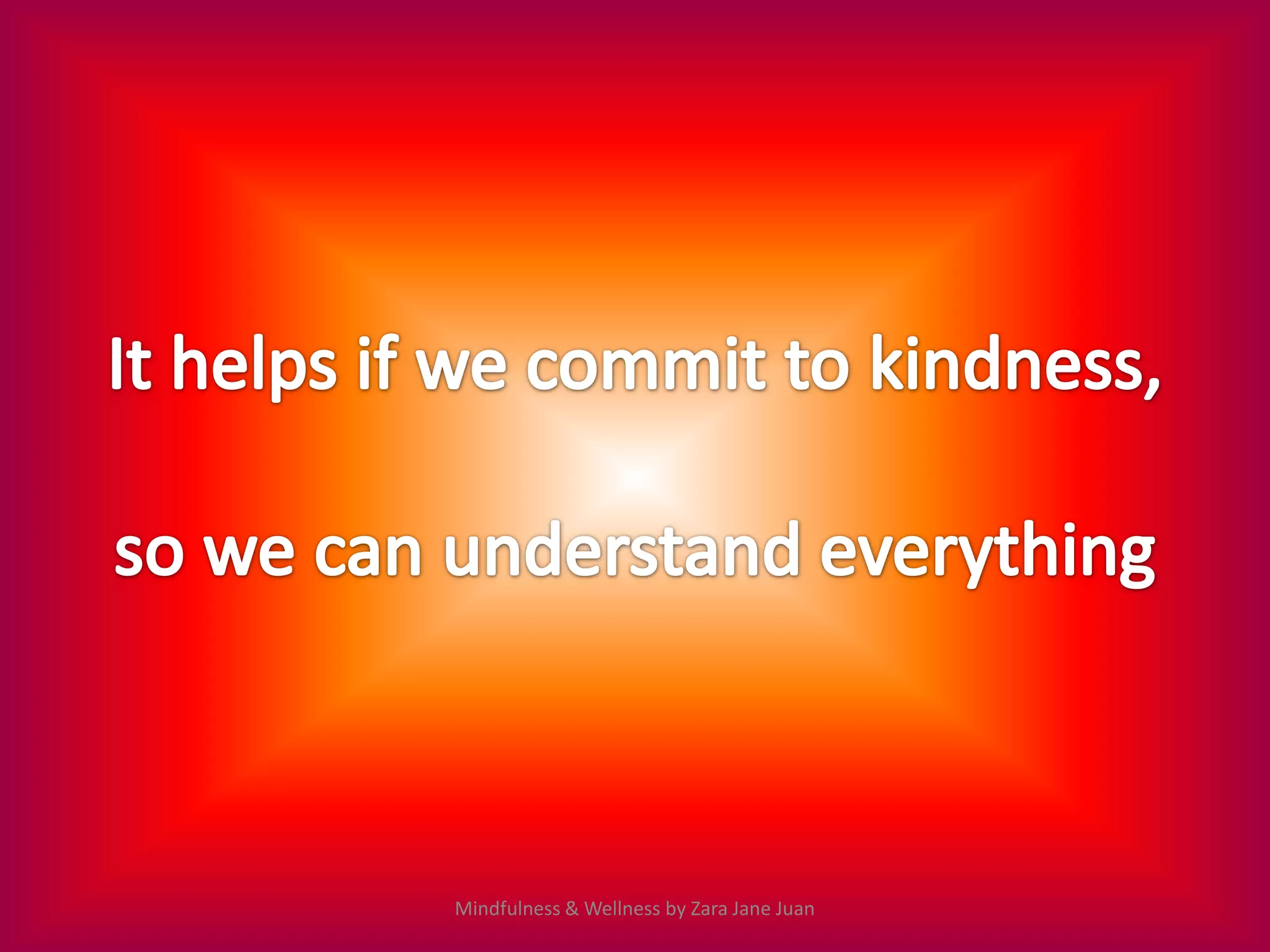 Mindfulness & Wellness by Zara Jane Juan
 