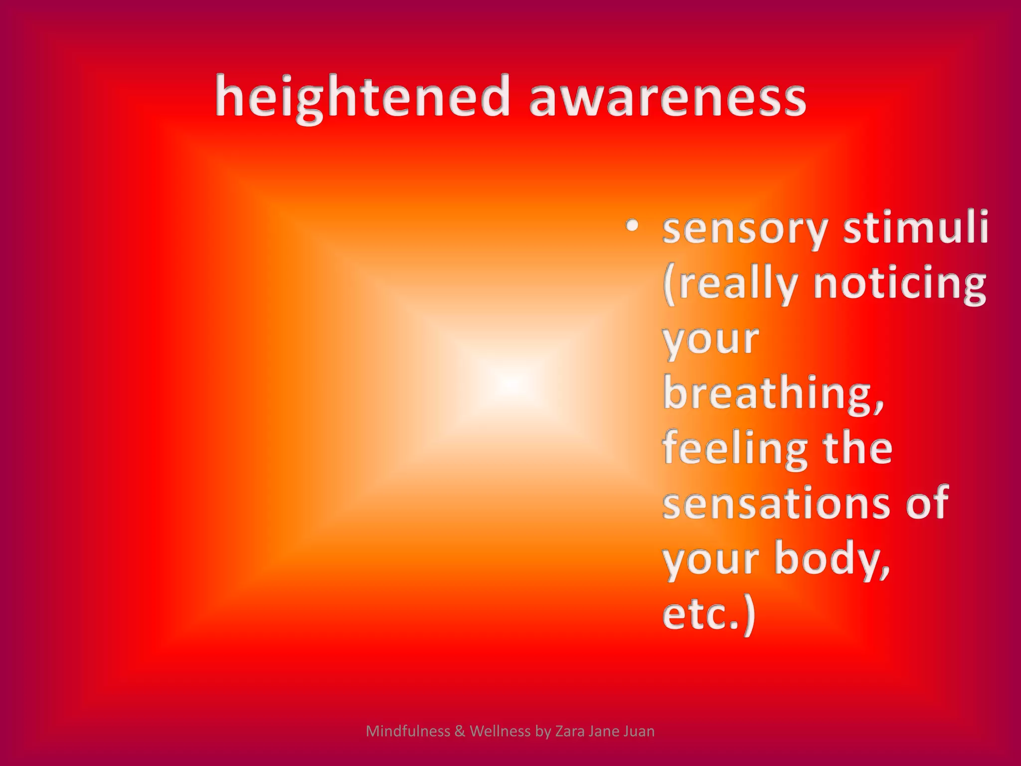 Mindfulness & Wellness by Zara Jane Juan
 