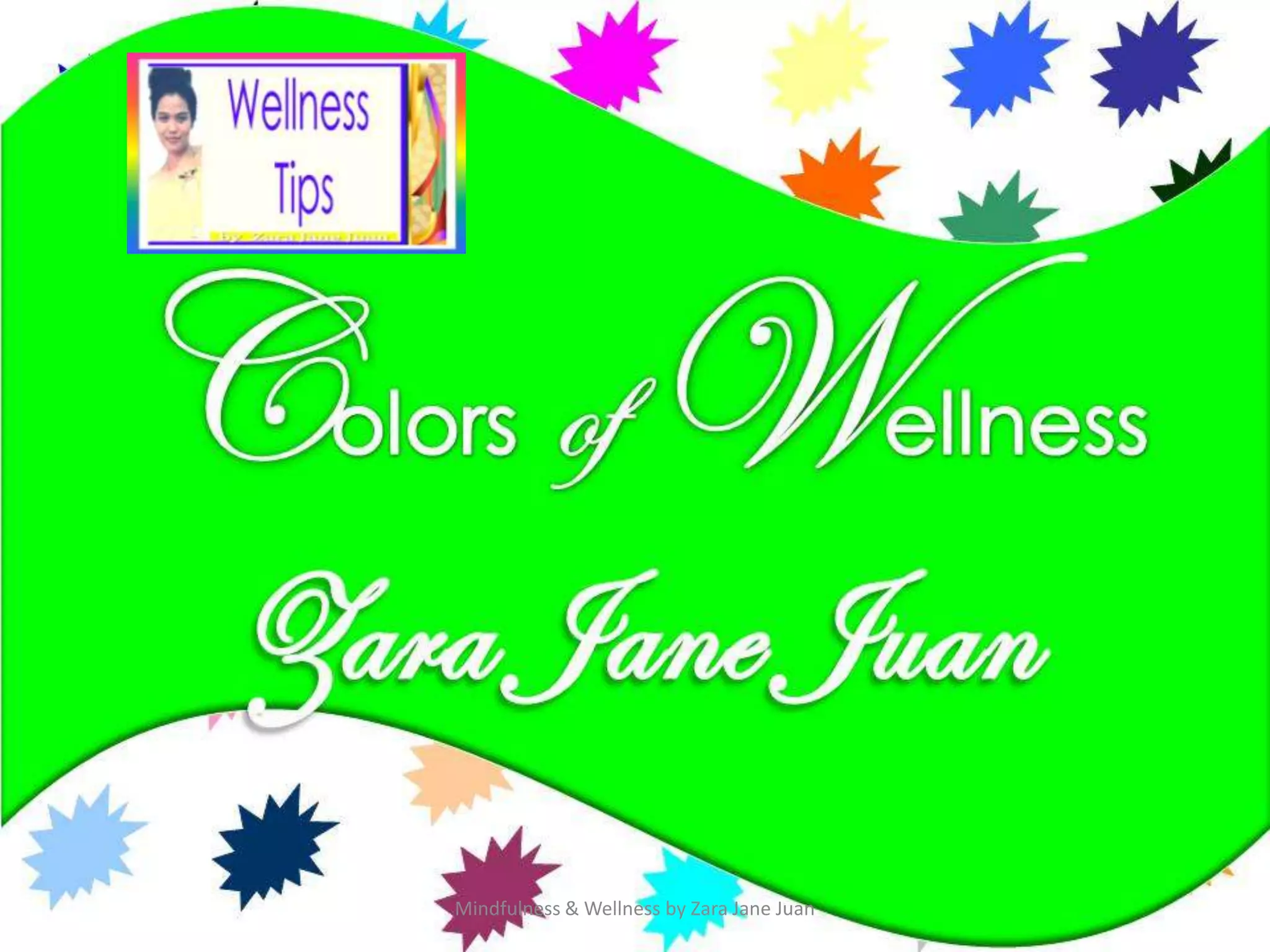 Mindfulness & Wellness by Zara Jane Juan
 