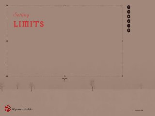 pÉííáåÖ
LIMITS
@paminthelab ommwriter
 