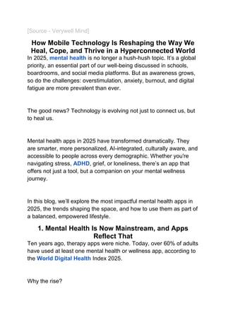 Mindful Tech The Best Mental Health Apps Transforming Wellness in 2025.pdf