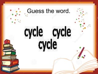 Guess the word.
 