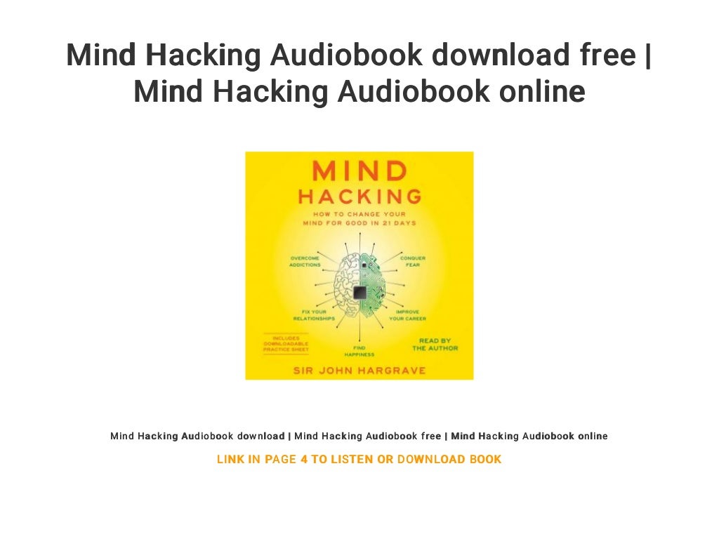 Mind Hacking Audiobook download free Mind Hacking Audiobook online