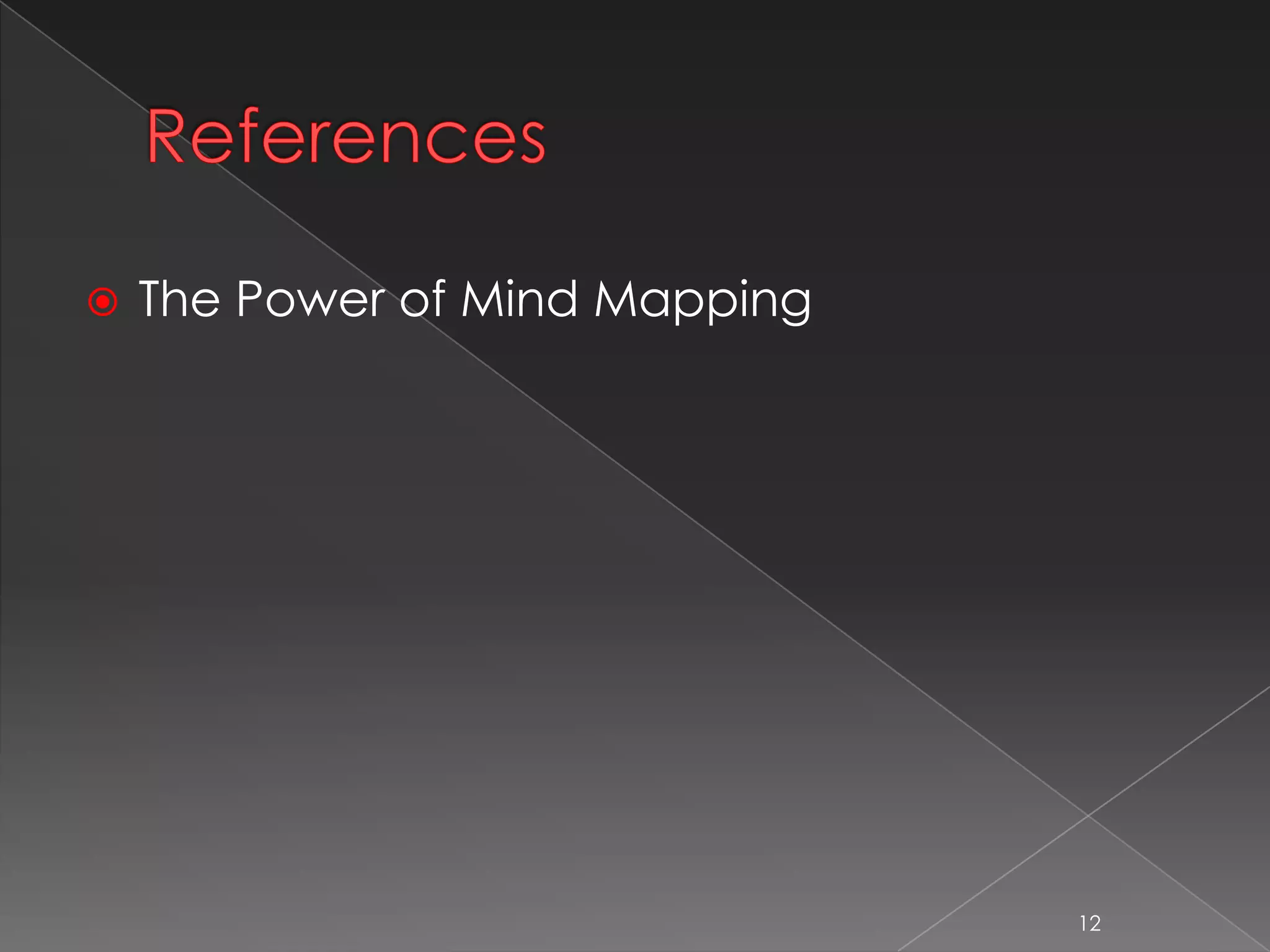  The Power of Mind Mapping
12
 