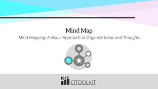 CITOOLKIT
Mind Map
Mind Mapping: A Visual Approach to Organize Ideas and Thoughts
 