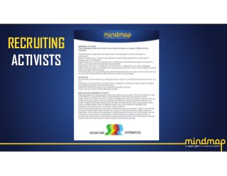 RECRUITING
ACTIVISTS
 