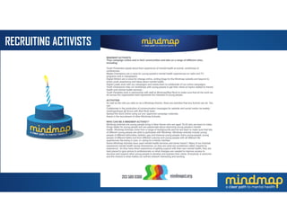 RECRUITING ACTIVISTS
 