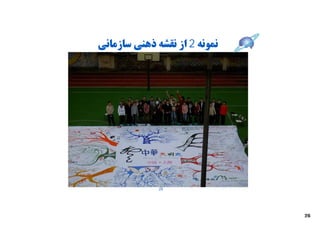 ‫ﻧﻤﻮﻧﻪ 2 از ﻧﻘﺸﻪ ذﻫﻨﯽ ﺳﺎزﻣﺎﻧﯽ‬




              ‫52‬




                               ‫62‬
 