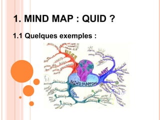 1. MIND MAP : QUID ? 1.1 Quelques exemples : 