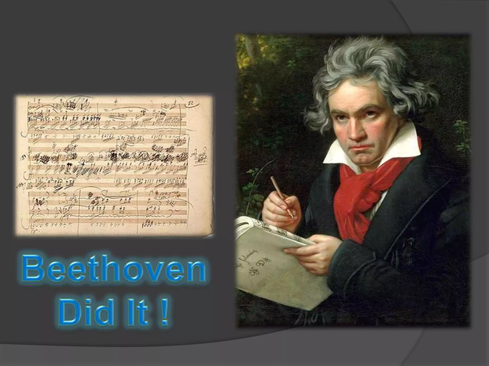 BeethovenDid It !