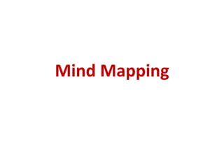 Mind Mapping
 