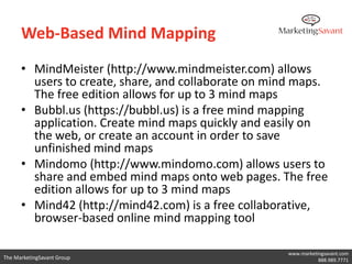 MindMeister




                            www.marketingsavant.com
The MarketingSavant Group              888.989.7771
 