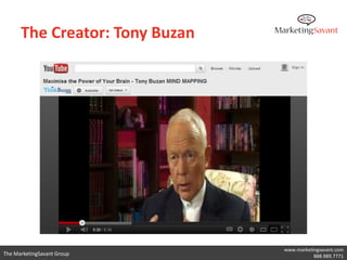 The Creator: Tony Buzan




                                www.marketingsavant.com
The MarketingSavant Group                  888.989.7771
 