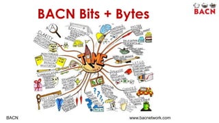 BACN Bits + Bytes
BACN www.bacnetwork.com
 