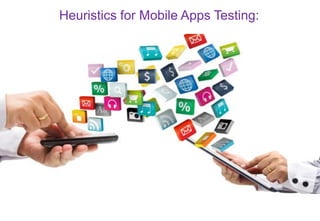 1. I SLICED UP FUN!
- Heuristic for Mobile Apps Testing by Jonathan Kohl
 