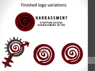 Finished logo variations.
 