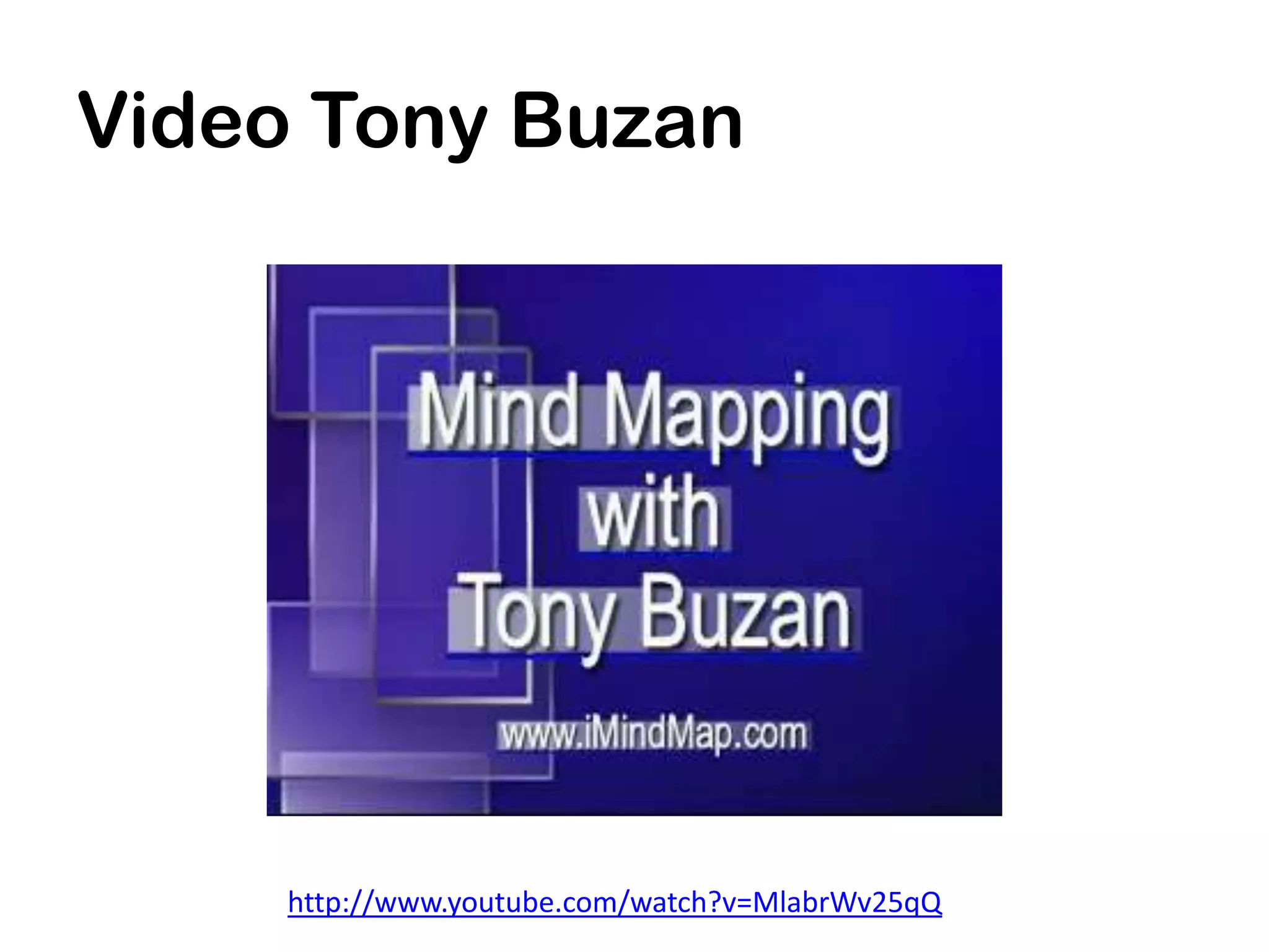 Video Tony Buzan




     http://www.youtube.com/watch?v=MlabrWv25qQ
 