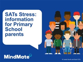Recognise feelings
v
Min
SATs Stress:
information
for Primary
School
parents
© Leeds South and East CCG
 