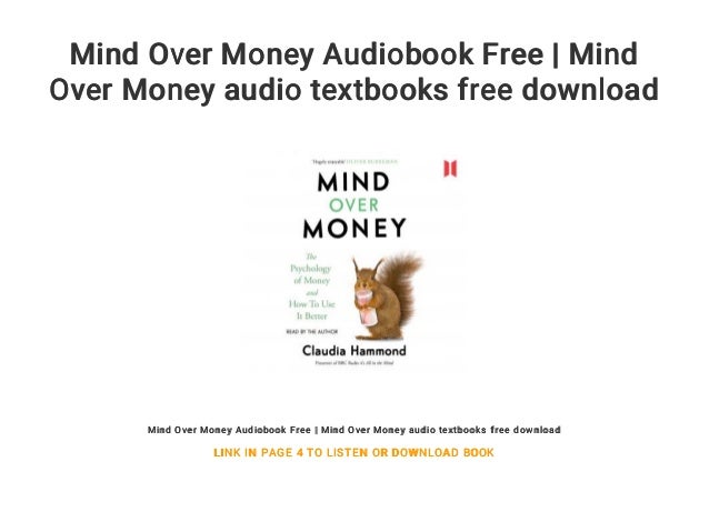 Mind Over Money Audiobook Free Mind Over Money Audio Textbooks Fr