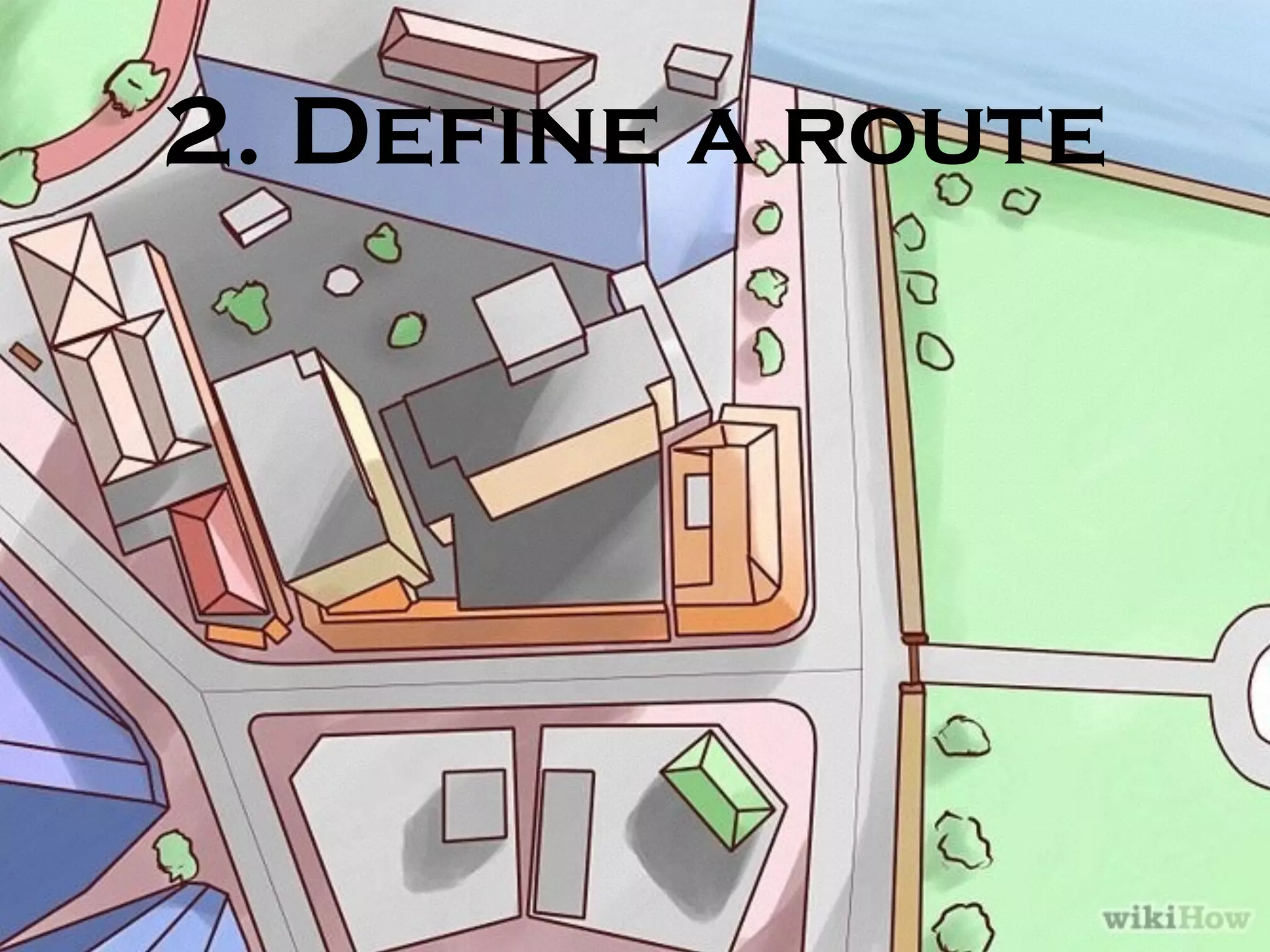 2. Define a route
 