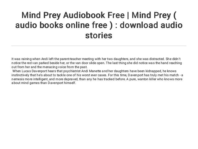 mind prey book