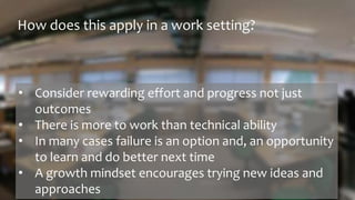Creating a culture of innovation by fostering a growth mindset. | PPTX