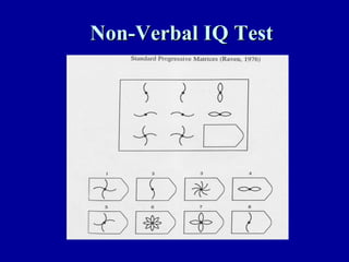 NonNon--Verbal IQ TestVerbal IQ Test
 