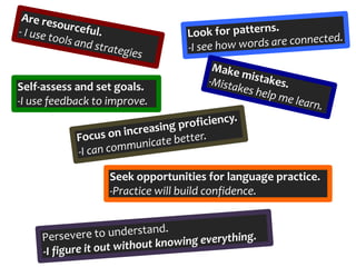 Language Mindset Growth Mindset in Language Learning #wlclassroom | PPTX