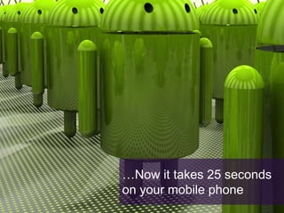 …Now it takes 25 seconds
on your mobile phone
3
To update this brand zone text, on the Insert tab, click Header & Footer

 