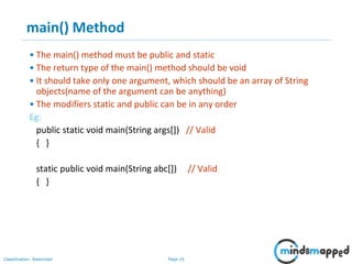 Java Access Specifier | PPTX