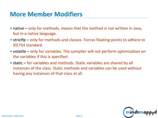 Java Access Specifier | PPTX