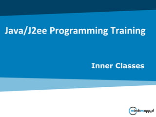 Java/J2ee Programming Training
Inner Classes
 