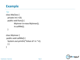 Java Inner Class | PPT