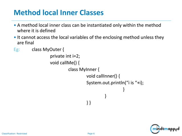Java Inner Class | PPT